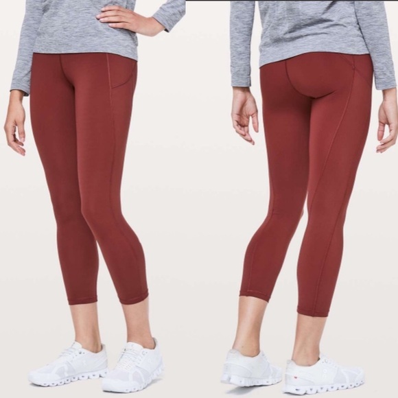 Lululemon Final Lap Crop 23” Savannah Nulux 2 - Picture 1 of 9